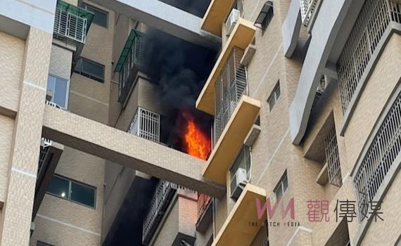 台南永康大樓火災 9旬翁命喪火窟