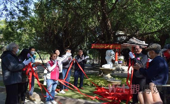影/北港運動公園噴水池舊址倒水美人修復 百周年重拾舊時光打開時空膠囊