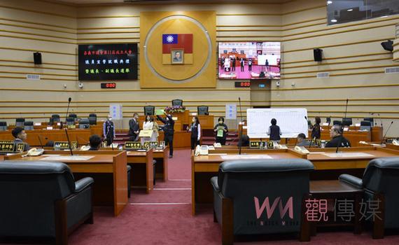 嘉義市議員就職均歷經二輪投票 陳姿妏、張榮藏當選正、副議長
