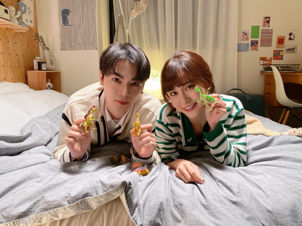 古曜威、孟潔《心照不宣》聖誕節首播，歌曲AI特效，突破千萬人搶拍！