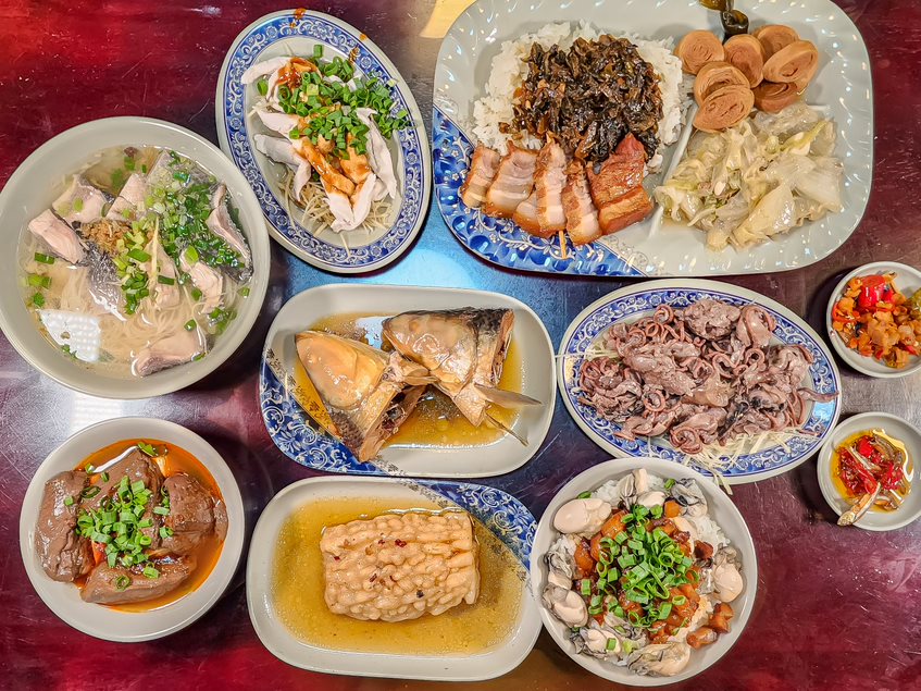 店家多樣美味的料理供民眾選擇