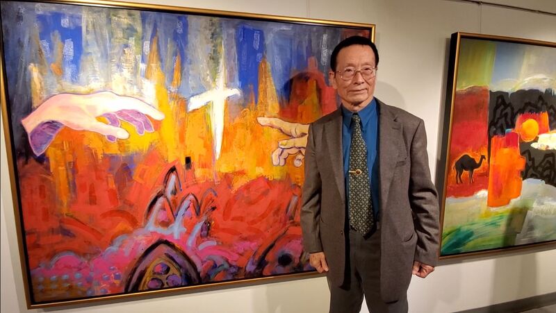 漾新聞|許一男老師創作一甲子「翻浪•前行」創作展至真館開展