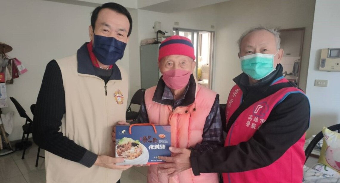 高市榮服處寒冬送暖 關懷照顧榮民眷