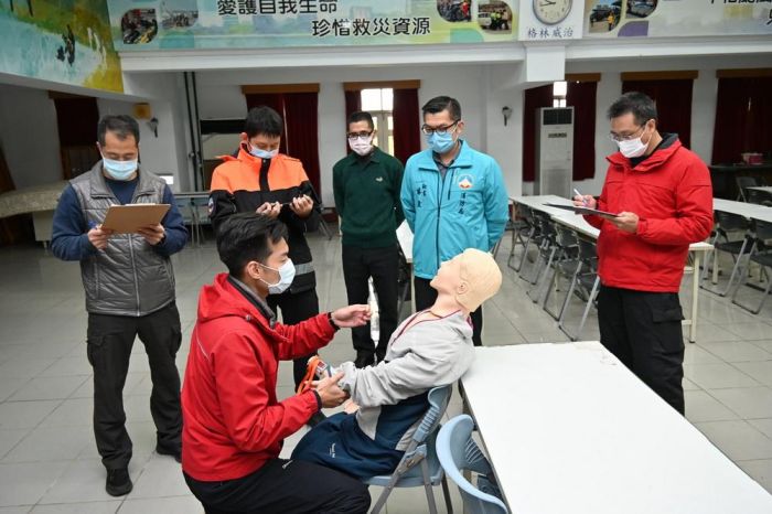 金門消防局遴選優秀人才參加消防署高級救護技術員訓練