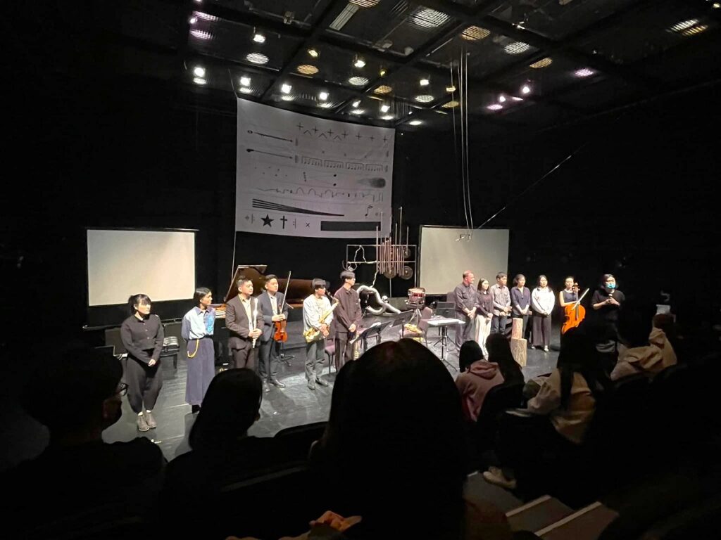 東海音樂、建築與景觀三系以音樂結合地景、量景、音景,登上國家戲劇院演出。(圖/東海大學提供)