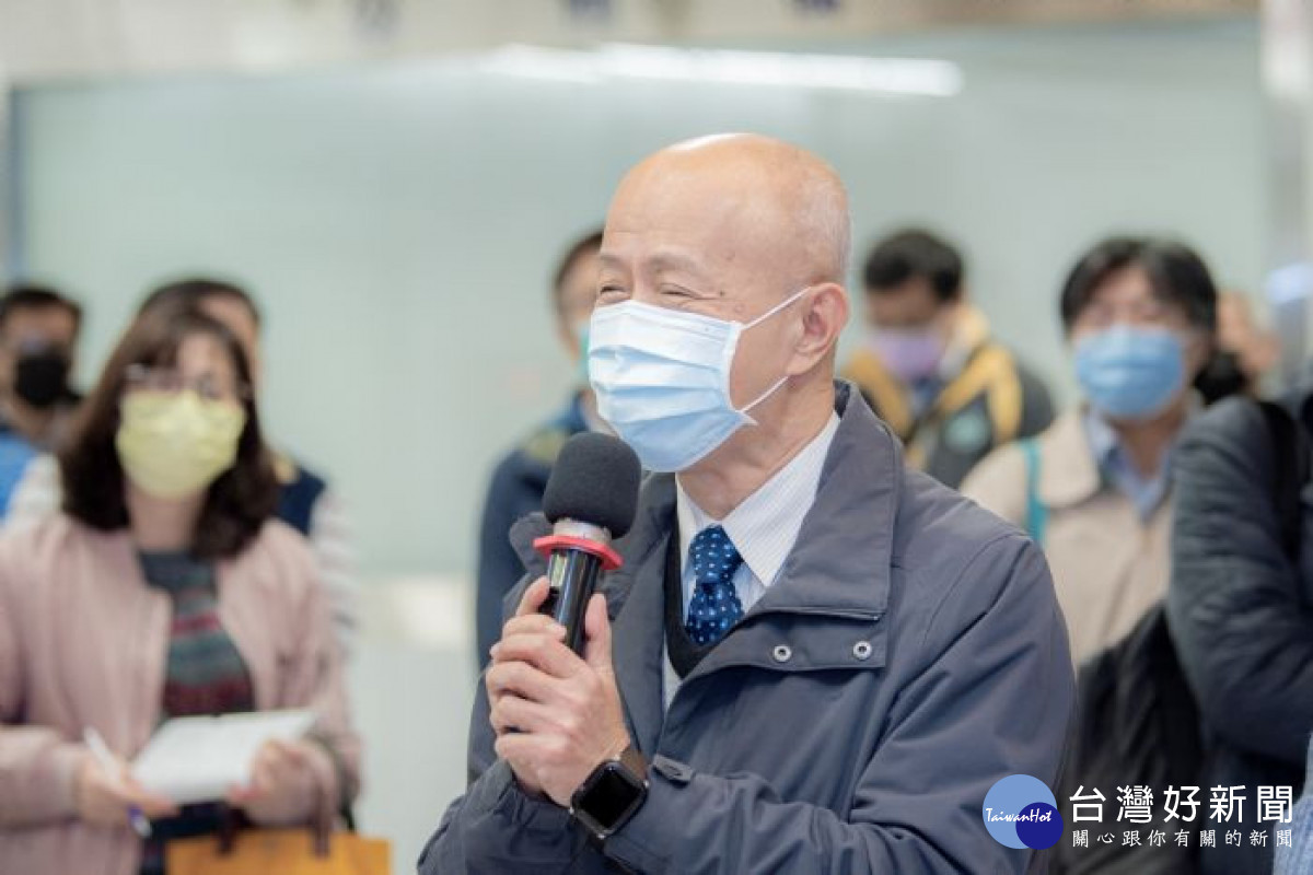 交通部政務次長胡湘麟期盼外界透過今日的考察,在相關工程建設上給予交通部更多的支持。