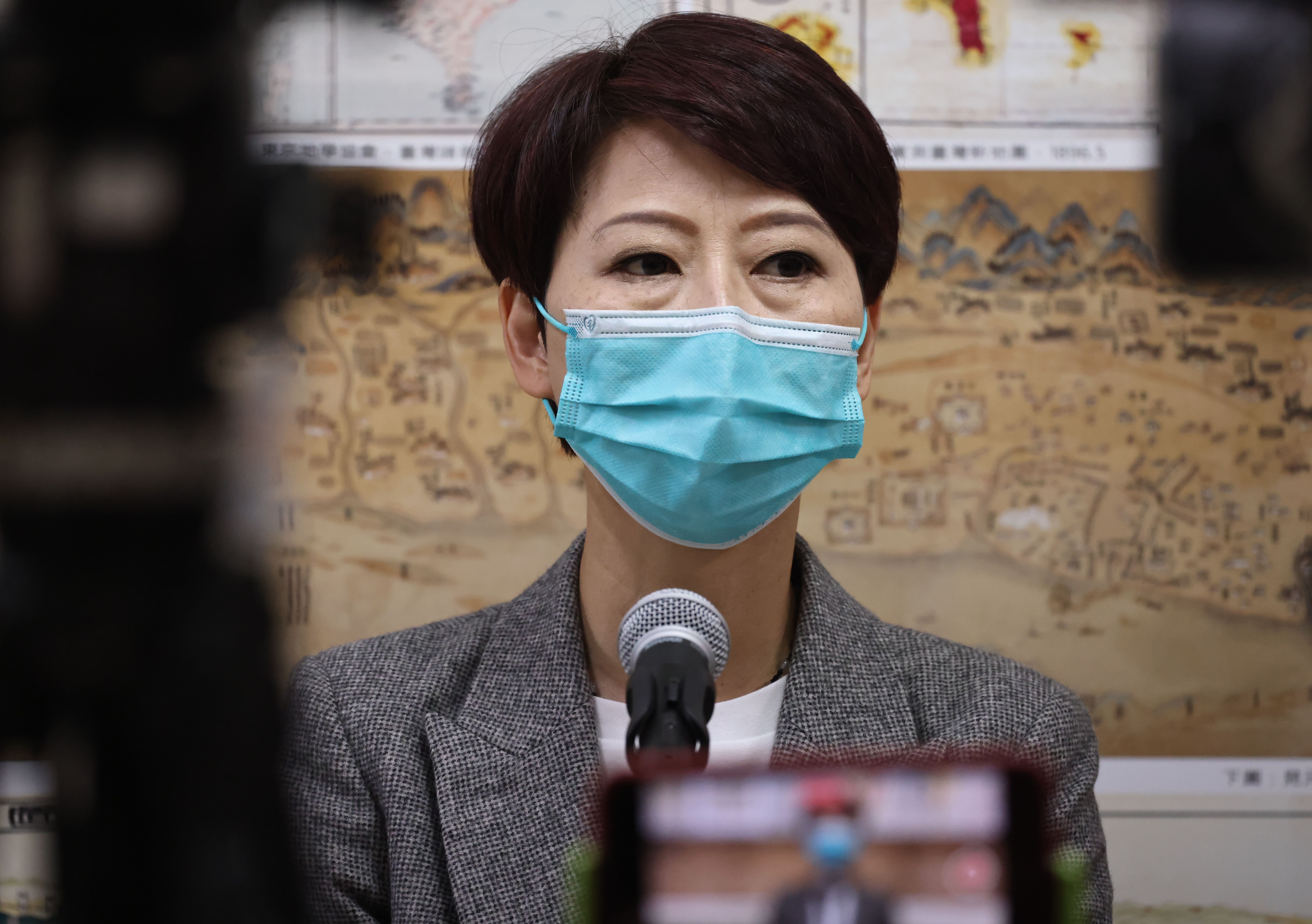 民進黨28日公布九合一選舉敗選檢討報導,陳亭妃感嘆,黑金、黑道繼續瘋狂的存在著。資料照片/林啟弘攝