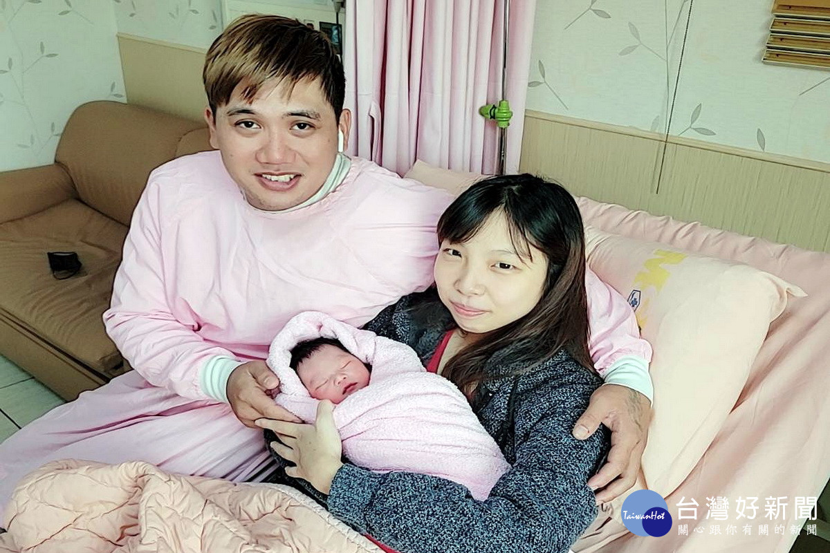 新春添喜氣,桃園市喜迎46位元旦寶寶。(敏盛醫院提供)