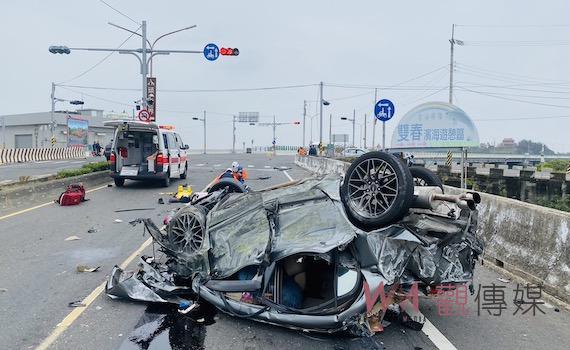元旦傳憾事！台南北門死亡車禍    轎車自撞2死3傷