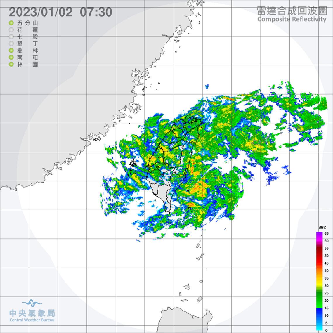 北東濕涼有雨 中南部雲多細雨