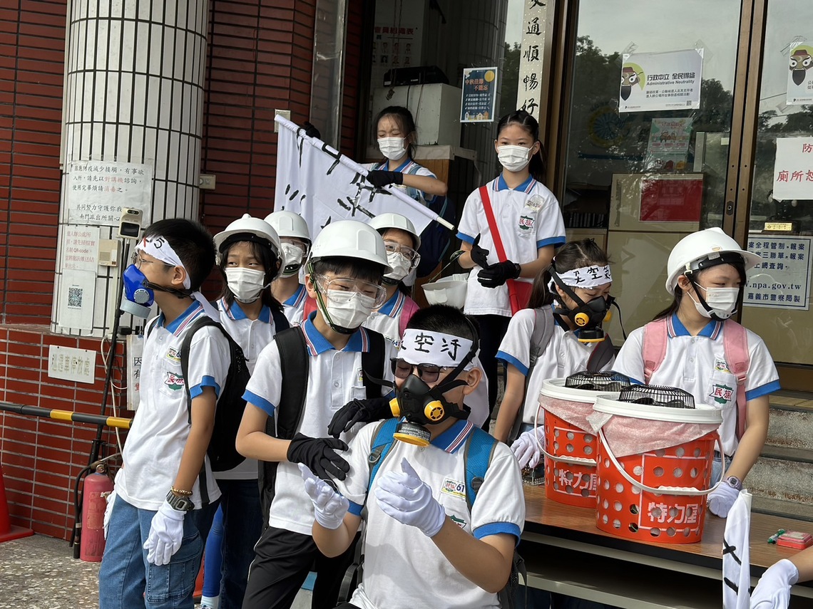 嘉義市民族國小獲112年中小學數位學習深耕計畫 實施學校~科技防災,守護東市場