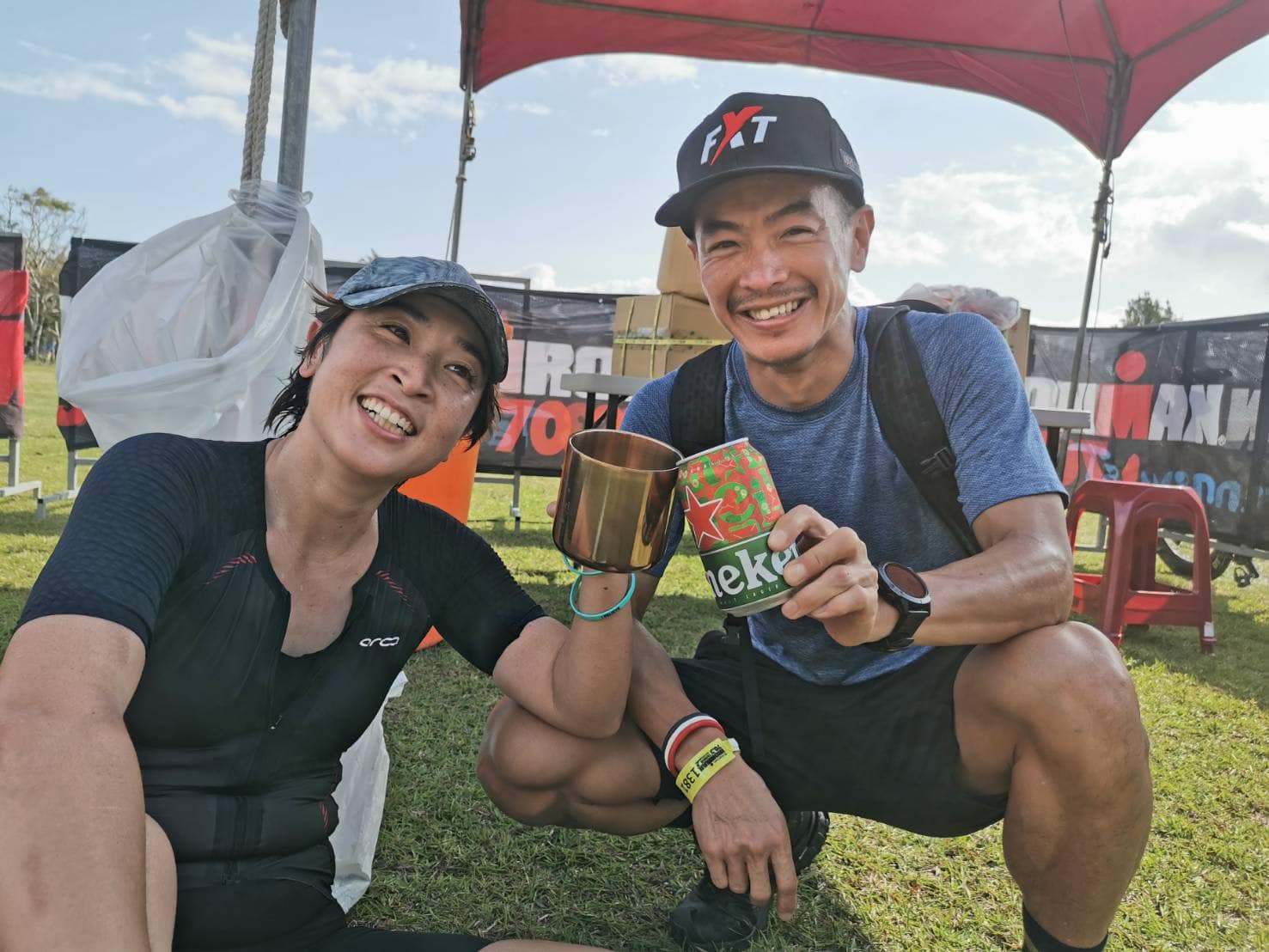 卡媽與老公Jerry希望把運動這件事成為生活的理所當然,一起享受運動和旅遊的樂趣。圖片來源:卡媽