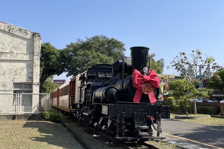 慶祝林鐵通車110週年,經過18個月修復的Shay21號蒸機復駛啟用。 圖:阿里山林業鐵路及文化資產管理處/提供
