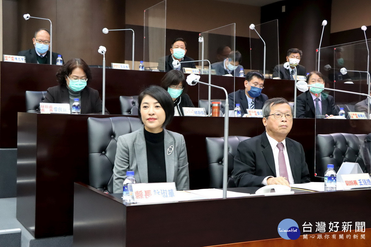 許淑華縣長率縣府團隊列席。(縣府提供)