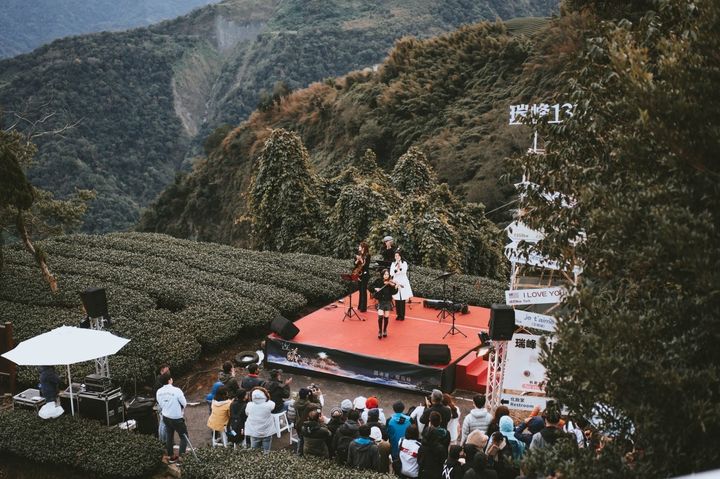「隅夷處・耀瑞峰-1314迎曦音樂會」活動熱鬧非凡。 圖:阿里山國家風景區管理處/提供