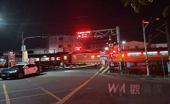 台鐵斗六國中旁平交道事故 唐姓女行人遭撞當場死亡