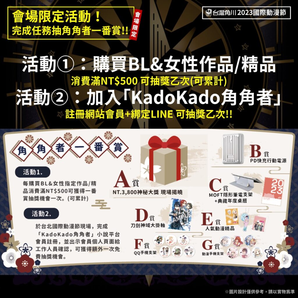 台灣角川2023動漫節_會場限定活動