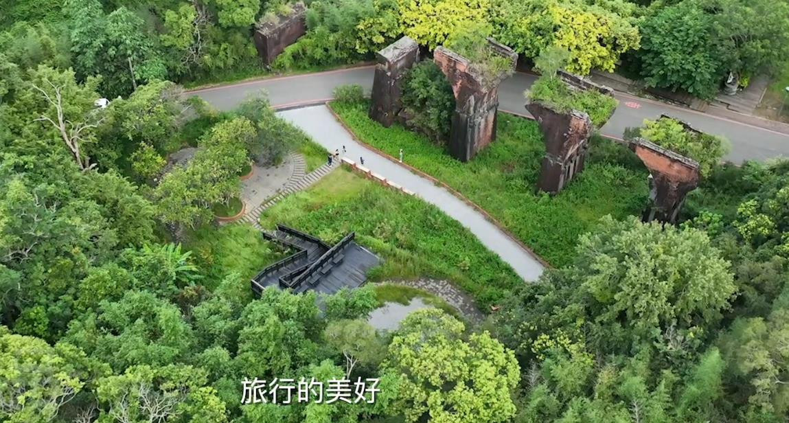 台灣作品《嚮往》獲得第五屆海峽兩岸無人機航拍創作大賽評審推薦作品,上為作品中截圖畫面。