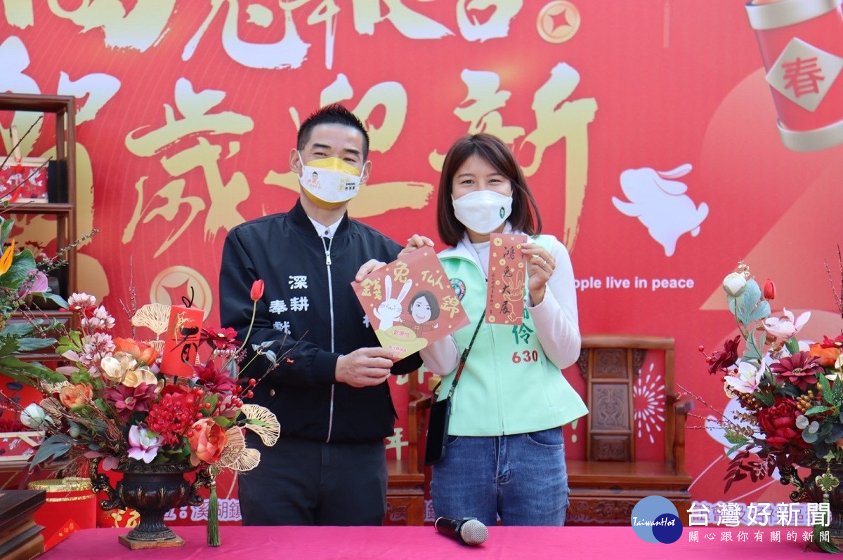 溪湖鎮福兔迎祥行大運新春揮毫 廣邀鎮內書法名家現場揮毫免費贈送