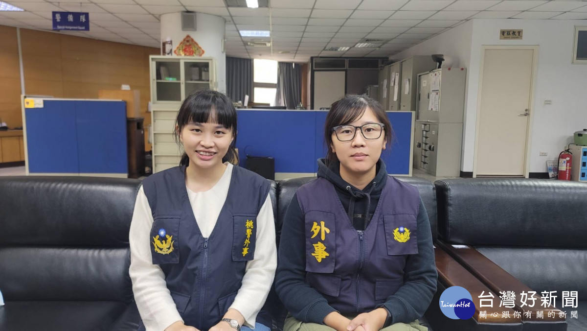 講英文也會通，員警助美籍男子順利返國。<br /><br /> <br /><br /> 