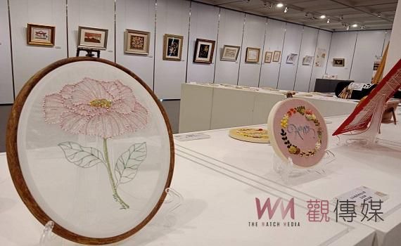 刺繡美學饗宴北港文化中心上場　南應大刺繡中心「知福、惜福、再造福」”繡”出心意成果展