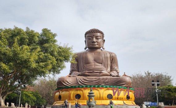 迎接建縣300年八卦山大佛「隔離出關」 變得更年輕了