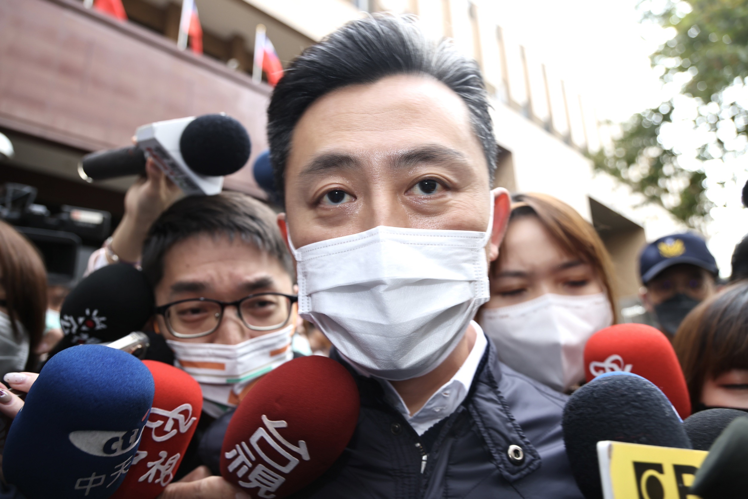 林智堅論文抄襲案北院11日開庭,林智堅以被告身分出庭應訊。林啟弘攝