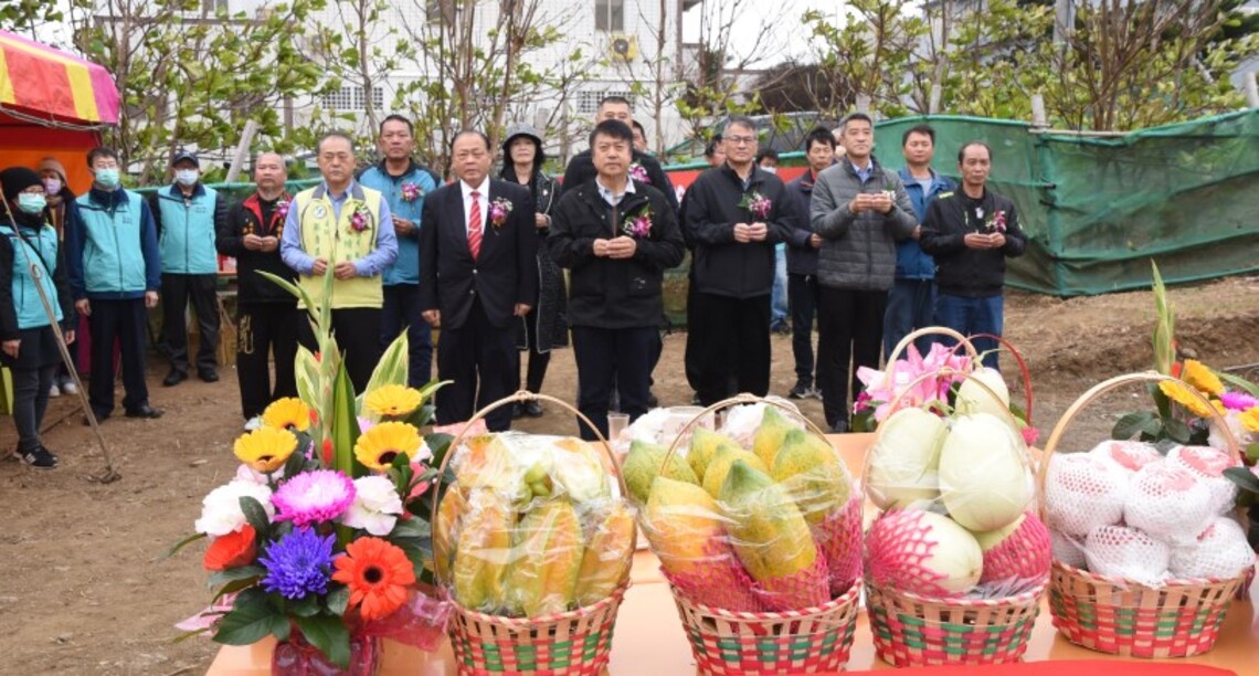城北村新建活動中心開工動土   陳光復祈願工程圓滿順利