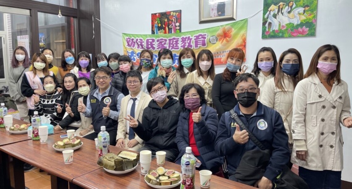 我們在臺灣團圓啦! 移民署邀新住民一同體驗越式新春包粽