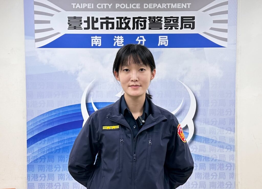 舊莊派出所所長陳怡婷說明