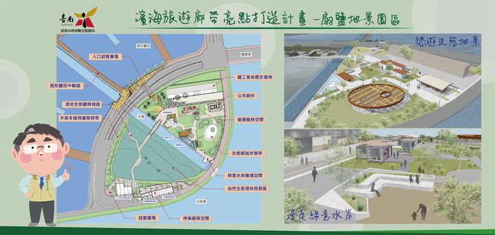 地景活化/台南扇形鹽田再生 建設為生態教育旅遊基地