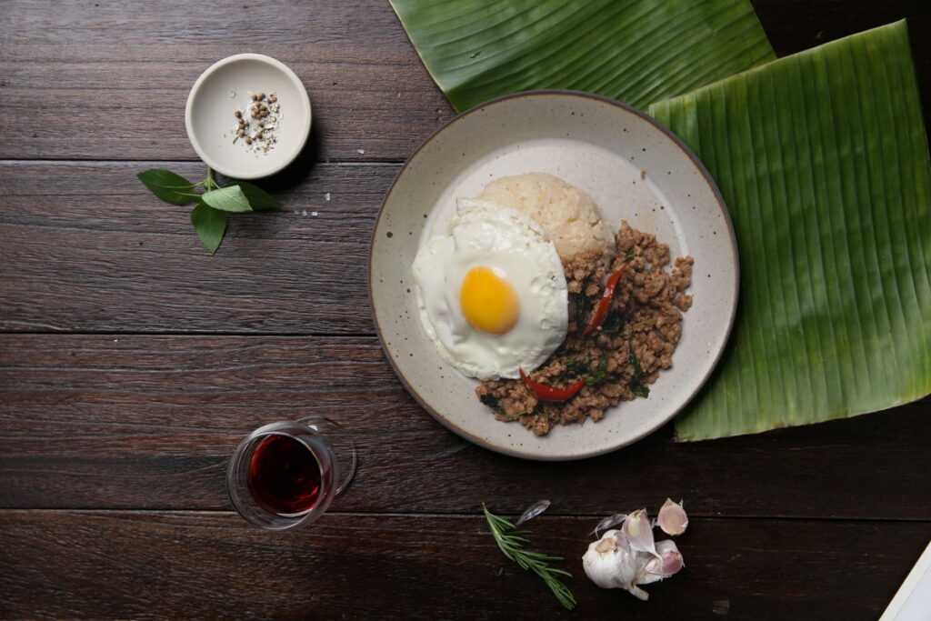泰式打拋豬花椰飯
