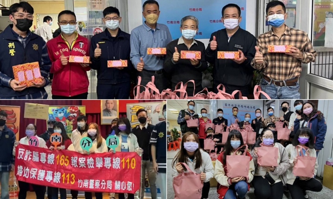 君毅中學親贈手工吐司   心意滿滿暖警心