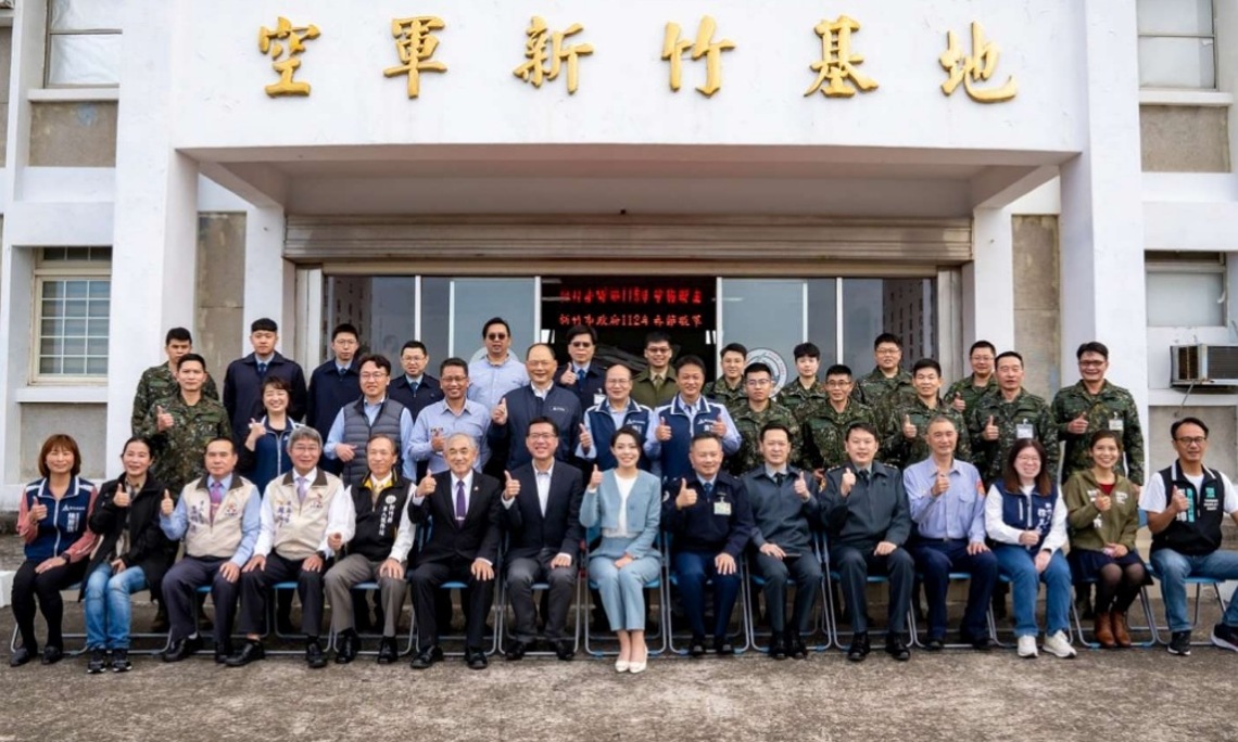 高虹安上任後首次率團敬軍   今至空軍新竹基地慰訪感謝保家衛國