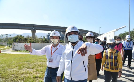 侯友宜視察重大建設　三鶯大橋改建1月15日開放主橋通行　