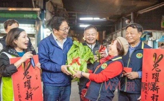 視察桃園魚市與果菜市場年節供貨  張善政盼市民安心採買過好年