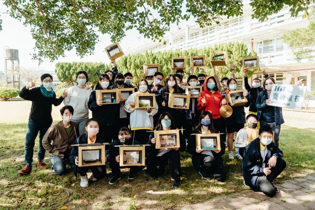 歌劇院藝術進校到苗栗通霄南和國中。(圖/歌劇院提供)