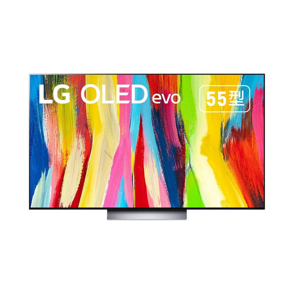 「LG」55型OLED evo C2極致系列4K AI智慧聯網電視,優惠價57,900元。