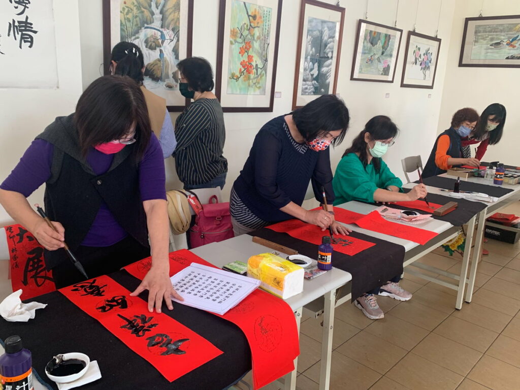 大師現場揮毫
