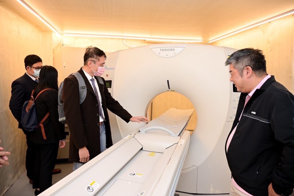 ▲苗栗縣第一台「動物電腦斷層掃瞄」儀器進駐,毛小孩有福了 (圖/安達動物醫院 提供)