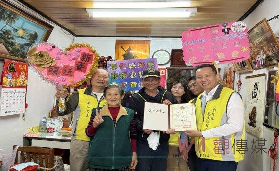 新春送愛到府義剪 榮民美髮師團隊義剪 榮民眷開心變髮