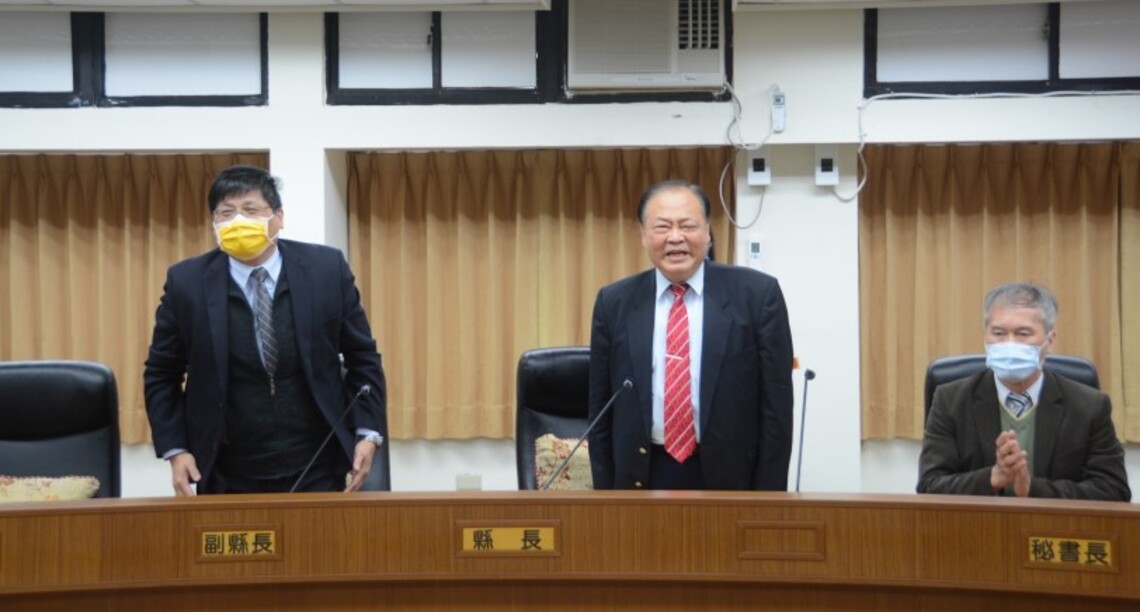 陳光復主持副縣長布達 林皆興履新就職