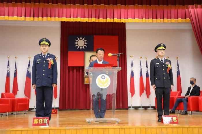 嘉義縣警察局卸、新任局長交接典禮 翁章梁主持