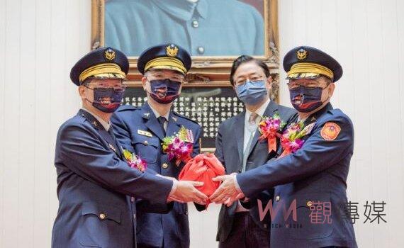 桃園警局長交接吳坤旭就職許錫榮榮退 張善政勉桃警團隊積極維護治安交通
