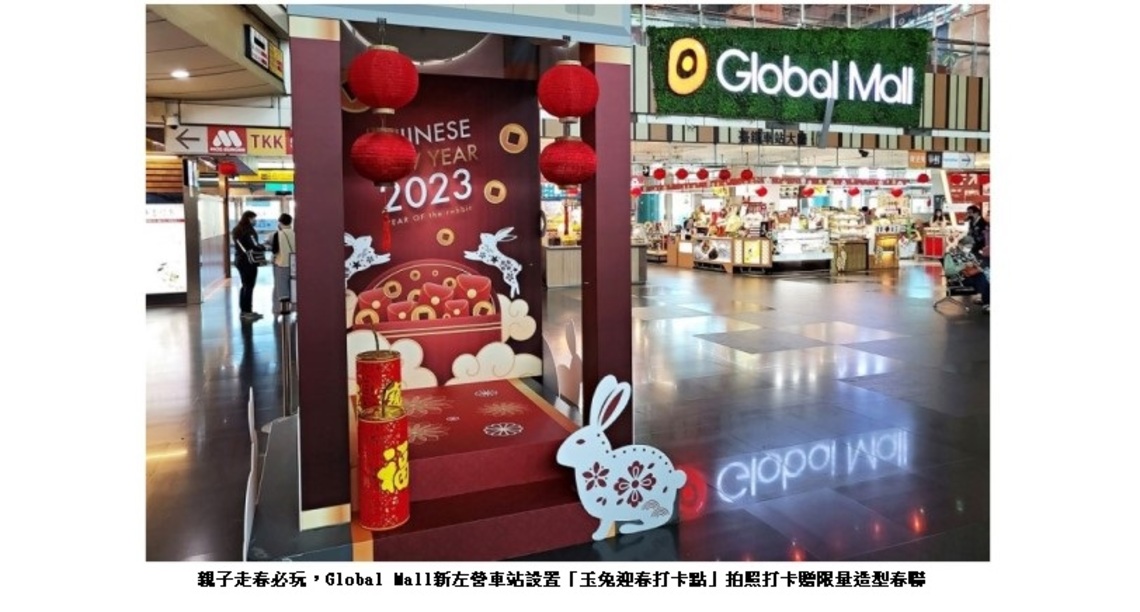 搶春節旅遊商機 Global Mall新左營車站祭三大走春行程   新春開運攻略 開運走春服飾5折起、滿2,000送200