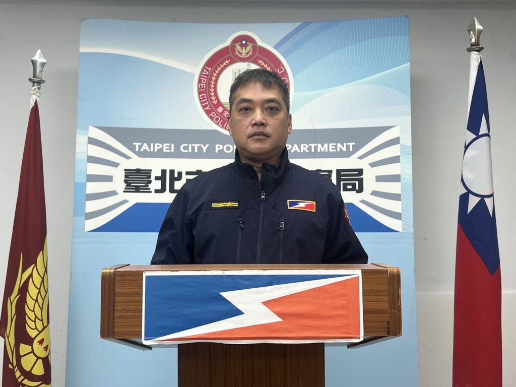 發言人第一中隊中隊長張駿緯。