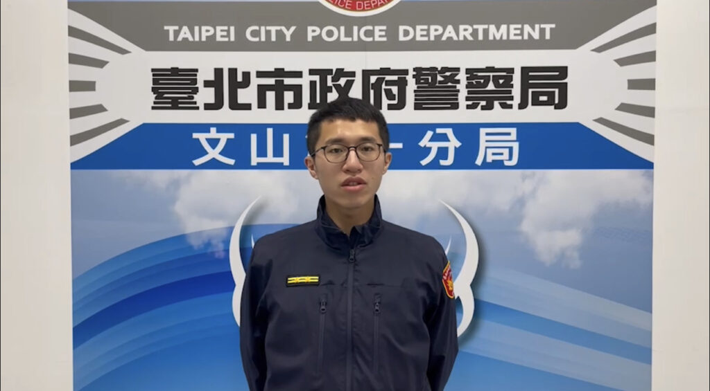 木柵派出所所長李燏說明