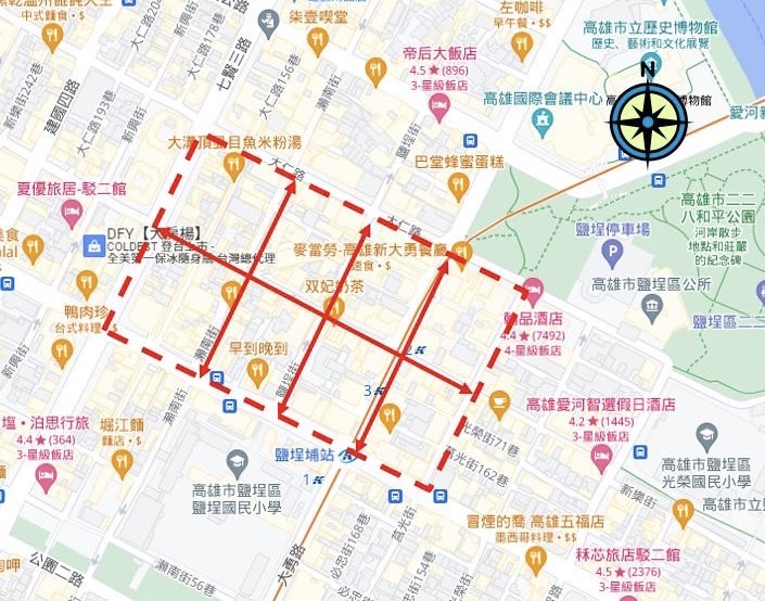 春節趕集迎新春鹽埕警守護交通