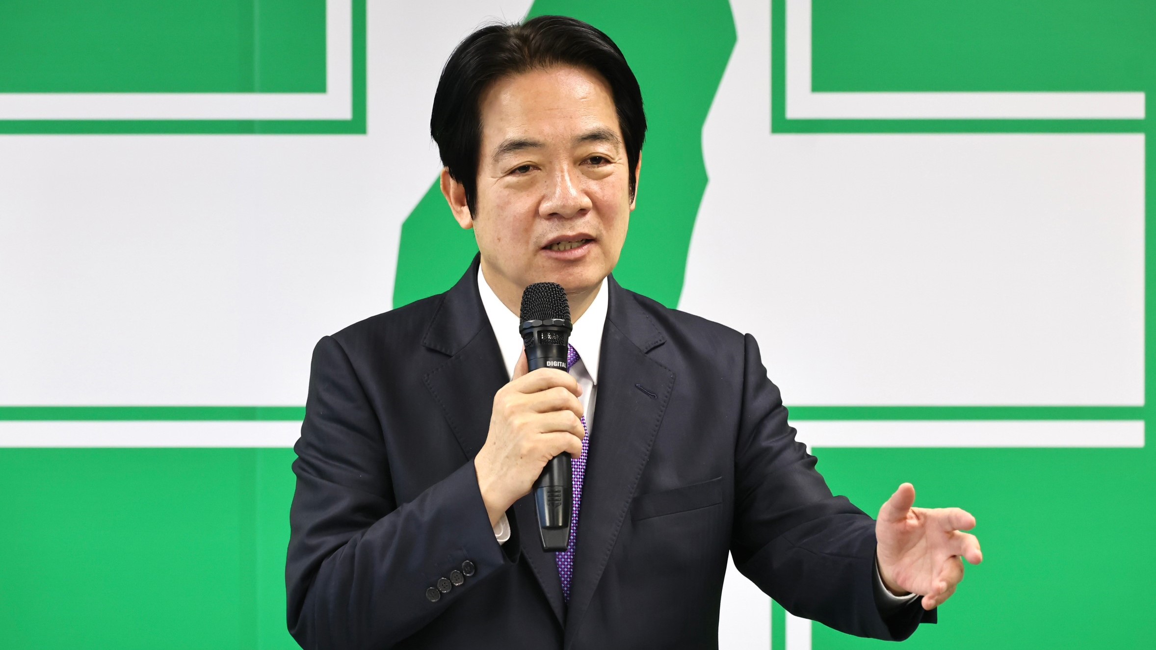賴清德今正式接任民進黨主席,四大黨務革新首重黑金、學倫議題。林啟弘攝