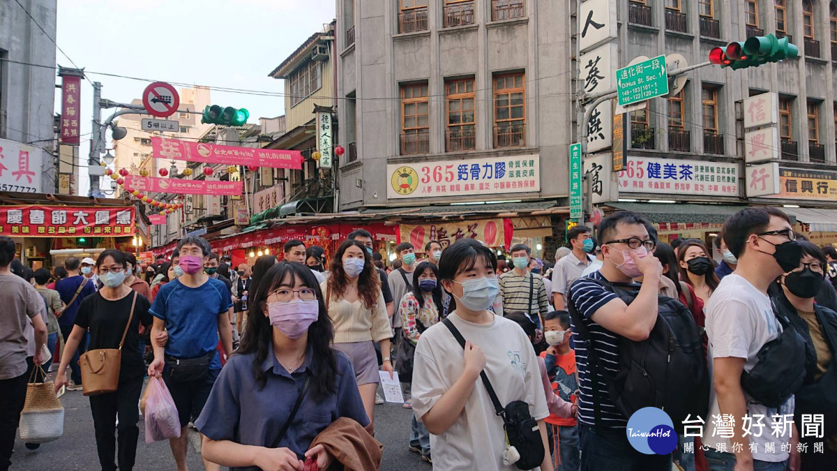 台北迪化街年貨大街街景（圖／台灣好新聞編輯部）